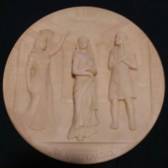 AIDA MDCCCLXXI PLAQUE - Picture 1 of 3